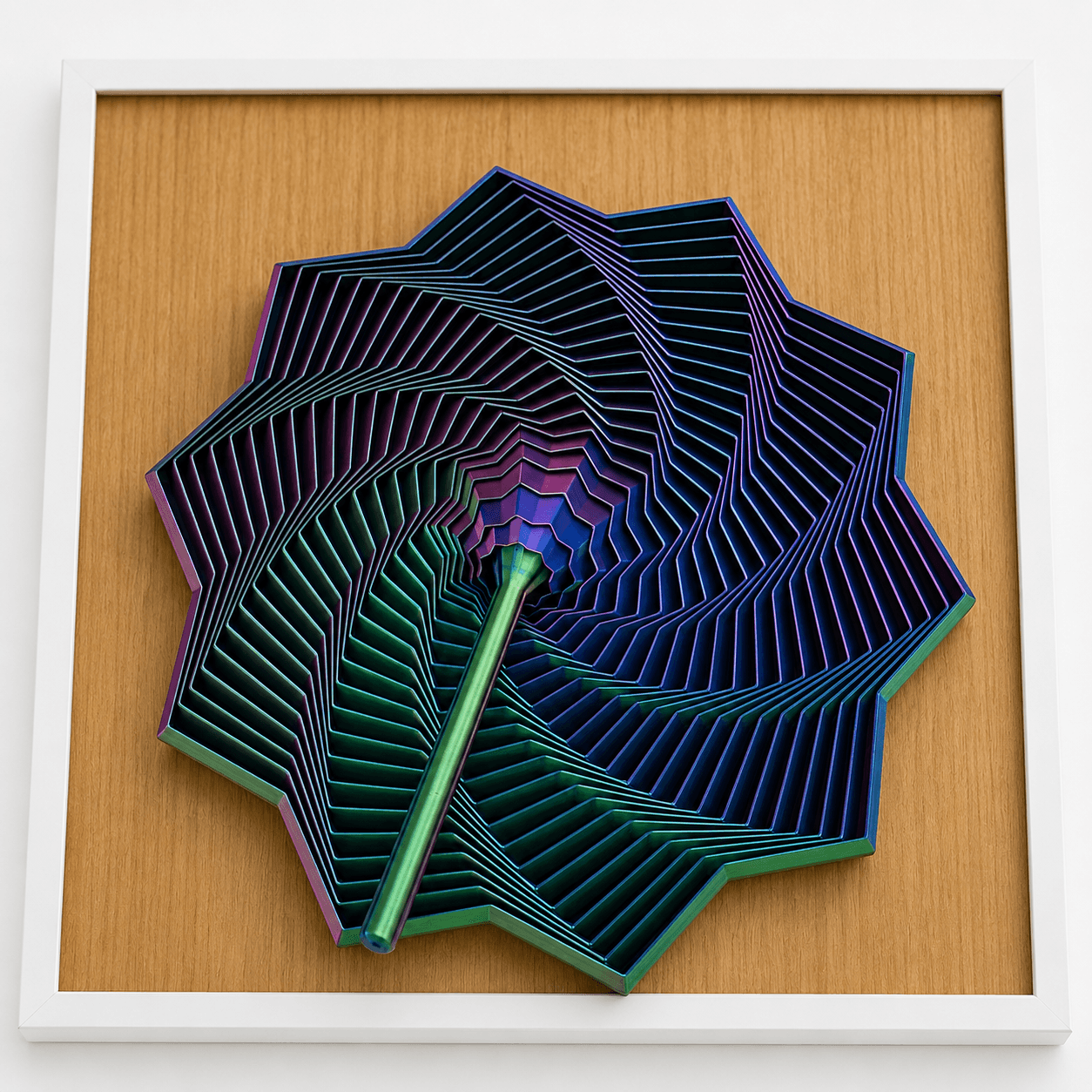 Magische Ster - 3D Expanded Sensory Fidget Star met handvat